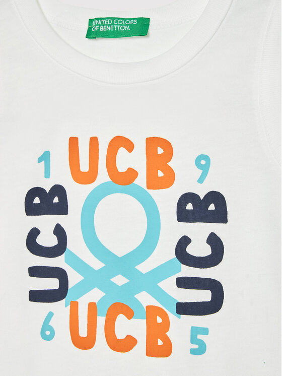 United Colors Of Benetton United Colors Of Benetton Топ 3I1XGH002 Білий Regular Fit