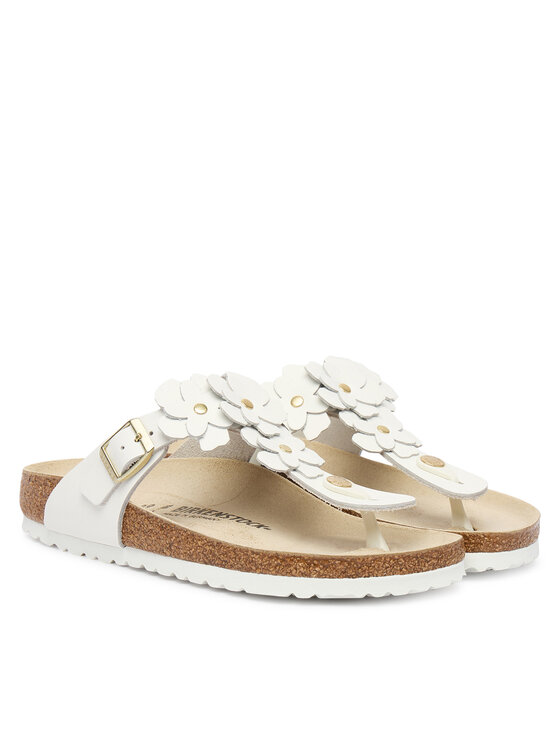 Birkenstock Čības uz pirksta Birkenstock Gizeh 1026735 Balts