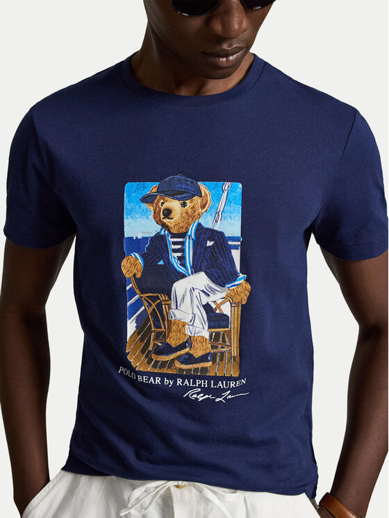 Polo Ralph Lauren Polo Ralph Lauren Camiseta 710B21964001 Azul marino Regular Fit