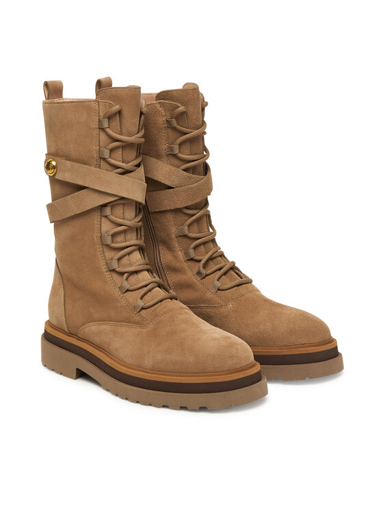 TWINSET Черевики TWINSET 252TGT050 Коричневий