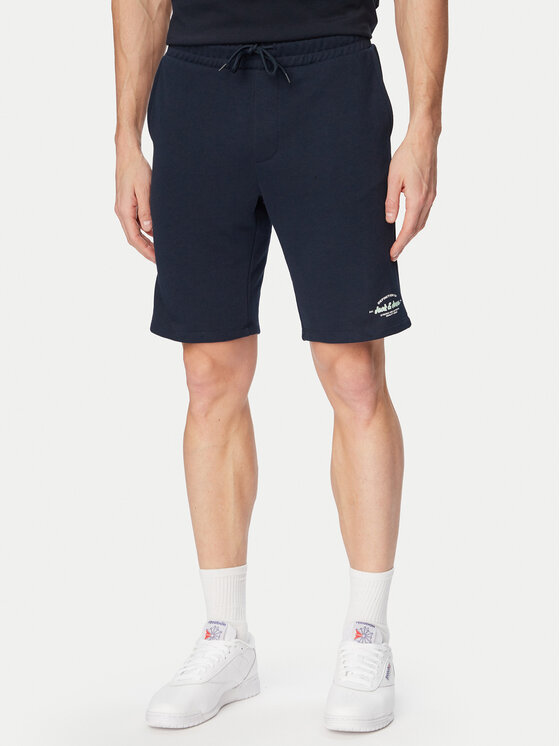 Jack & Jones Jack & Jones Set T-Shirt und Shorts Brandon 12298184 Dunkelblau Regular Fit