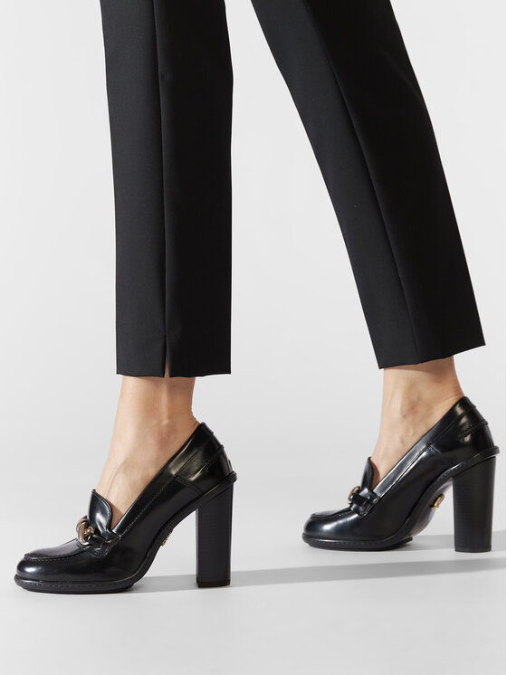 Tommy Hilfiger Czółenka Tommy Hilfiger Twist High Heel Loafer FW0FW06692 Czarny