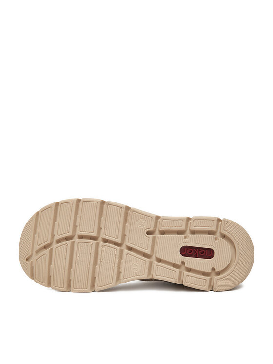 Rieker Šnurovacia obuv Rieker CEO-55000-60 Béžová
