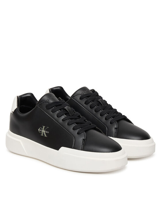 Calvin Klein Sportcipők Calvin Klein Chunky Cupsole Laceup Lth Ml YW0YW01947 Fekete