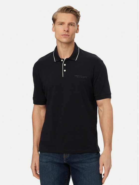 Armani Exchange Armani Exchange Поло XM001557 AF10363 UB101 Cиній Regular Fit