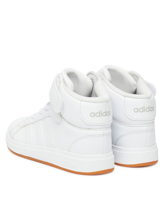 adidas Sneakers adidas Grand Court Mid K JR0803 Bianco