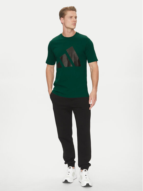 adidas adidas Футболка Essentials Big Logo JE8932 Зелений Regular Fit