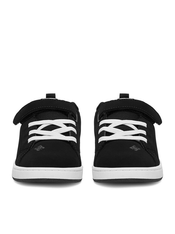 DC Shoes Снікерcи DC Shoes EO-COURT GRAFFIK ELASTIC TODDLER DC02547002 Чорний