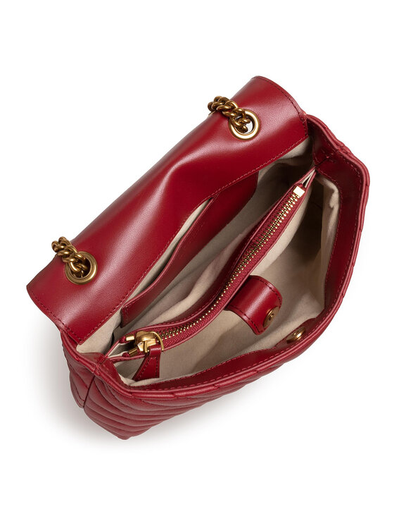 PINKO Borsetta Pinko Love Mini Lady Puff Chevron Cl Al 22-23 PLTT 1P22UN A03Z Rosso