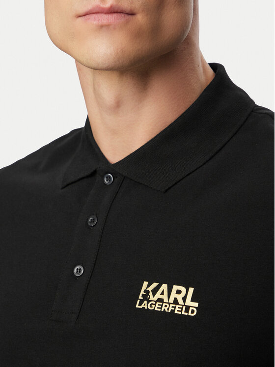 KARL LAGERFELD KARL LAGERFELD Polo 745780 500235 Crna Regular Fit