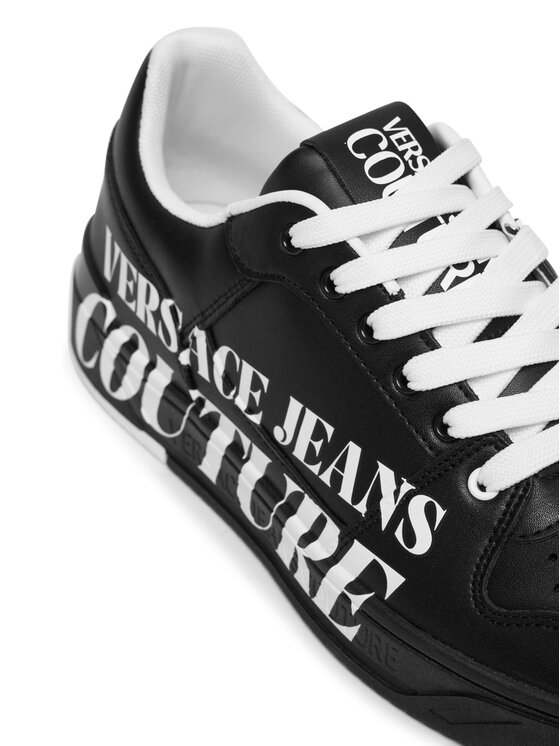 Versace Jeans Couture Снікерcи Versace Jeans Couture 80YA3SJ5 Чорний