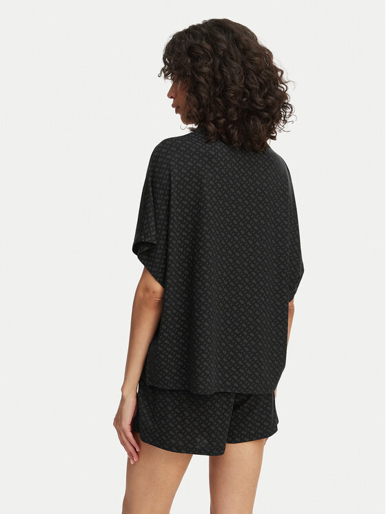BOSS BOSS Camiseta de pijama 50561029 Negro Oversize