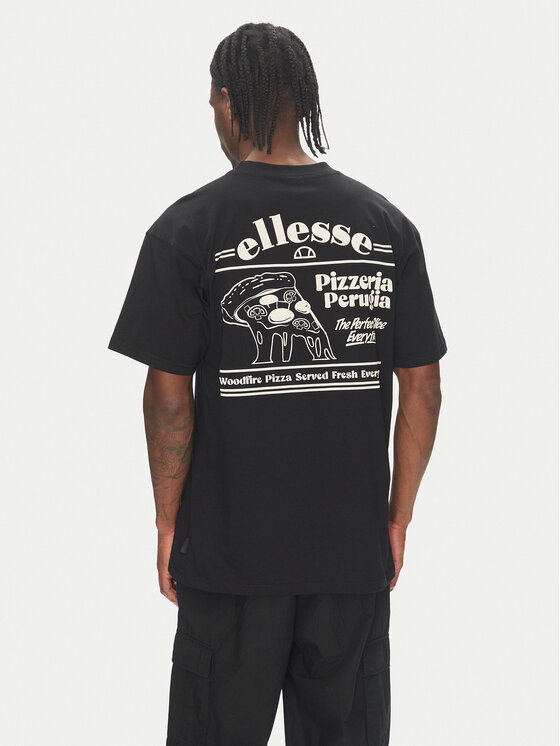 Ellesse Ellesse Majica Canoci SHZ21847 Črna Loose Fit