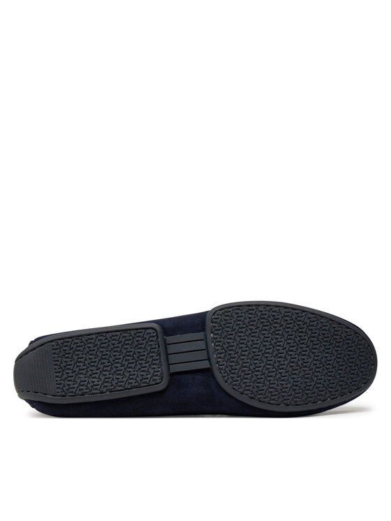 Tommy Hilfiger Mokasíny Tommy Hilfiger Th Suede Driver Loafer FW0FW08563 Tmavomodrá