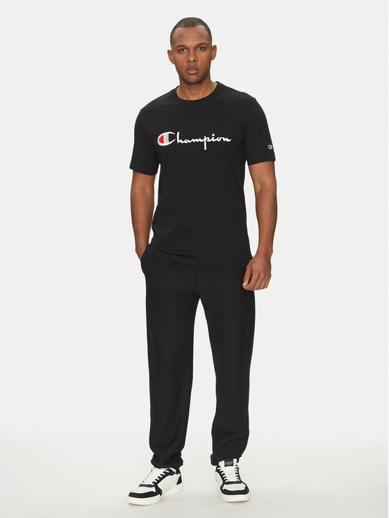 Champion Champion Футболка 221621 Чорний Standard Fit