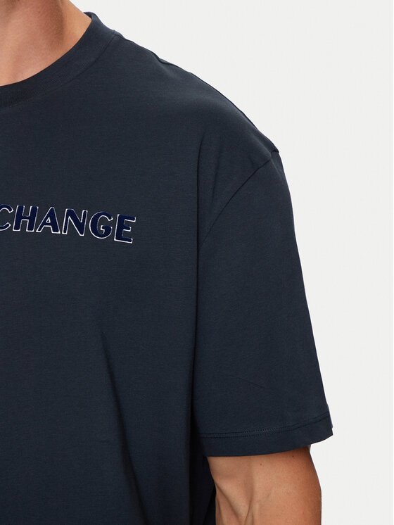 Armani Exchange Armani Exchange T-shirt 6DZTBD ZJ3VZ 1510 Tamnoplava Regular Fit