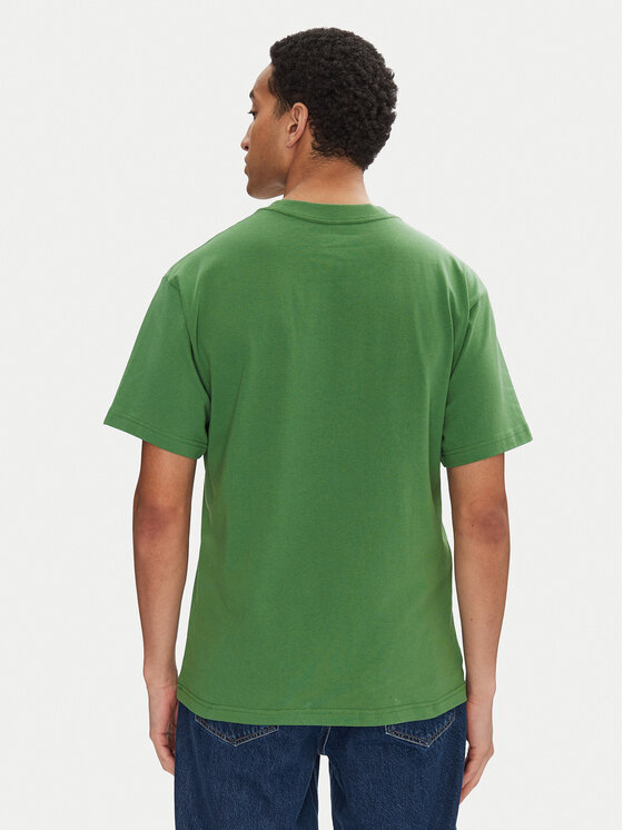 Vans Vans T-shirt Left Chest II VN000P1P Zelena Loose Fit