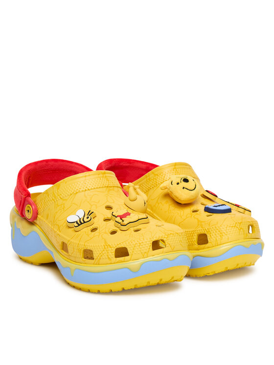 Crocs Ciabatte Crocs Disney Winnie The Pooh Classic Platform Clog 211092 Giallo