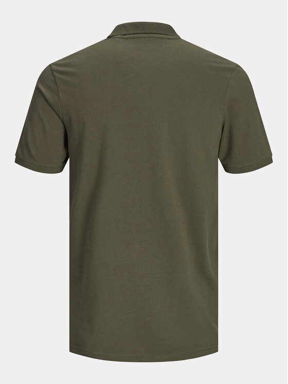 Jack & Jones Jack & Jones Polo marškinėliai Basic 12136516 Žalia Slim Fit
