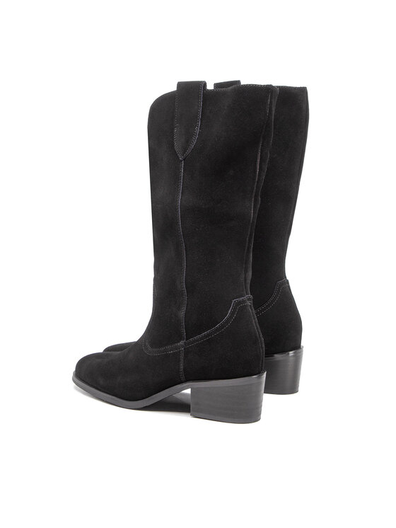 Simple Kovbojské topánky Simple SL-44-02-000113 Čierna