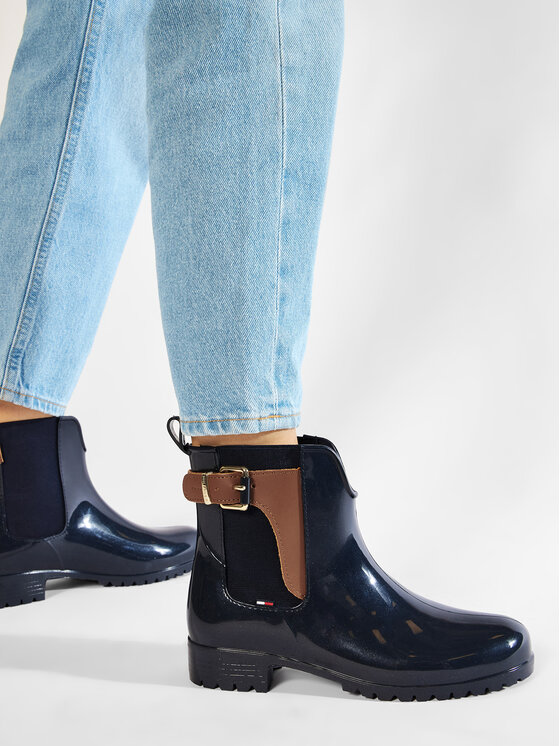 Tommy Hilfiger Gumicsizma Tommy Hilfiger Oxley 2Z2 FW56822108 Sötétkék