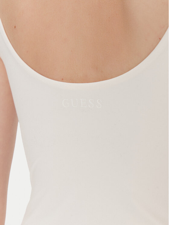 Guess Guess κορμάκι O4BM16 KCDE0 Εκρού Slim Fit