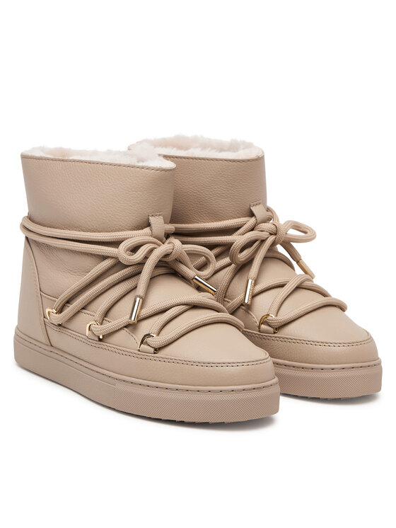 Inuikii Stivali da neve Inuikii Full Leather 1001.003.0252 Crema