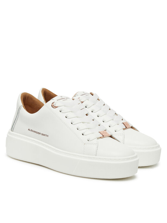 Alexander Smith Sneakersy Alexander Smith London High ALBBLHW 8401 Biela