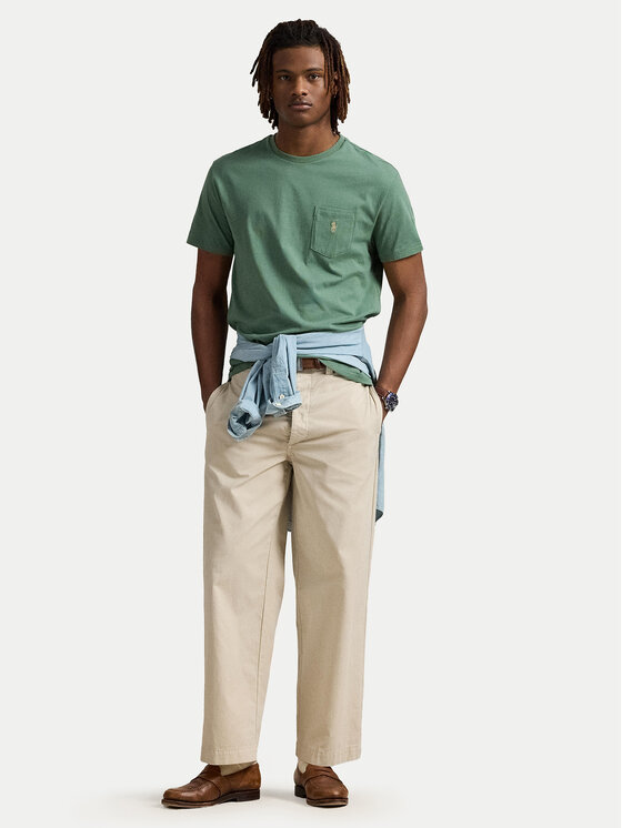Polo Ralph Lauren Polo Ralph Lauren Majica 710704248270 Zelena Regular Fit