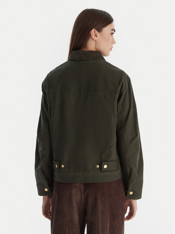 Hunter Hunter Átmeneti kabát Leith HARW0065251 Zöld Oversize