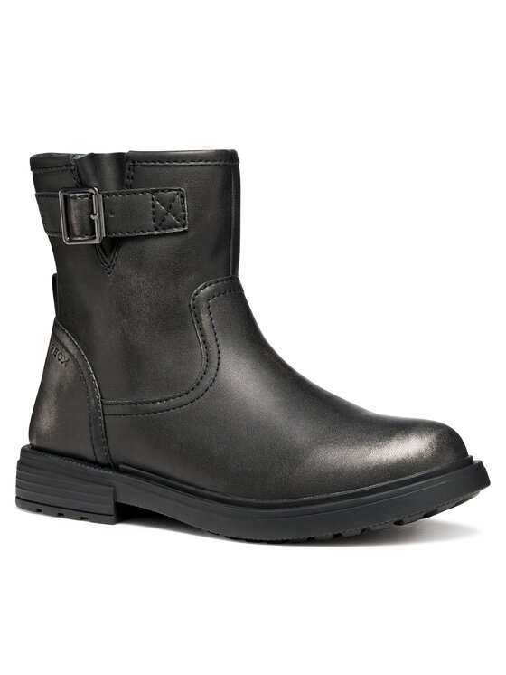 Geox Polokozačky Geox J Eclair J049QB 000CN C1006 S Šedá