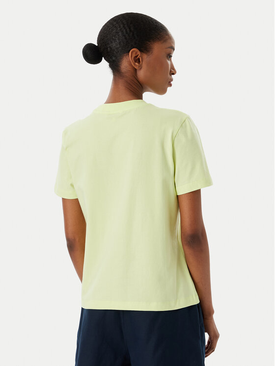 Tommy Hilfiger Tommy Hilfiger Camiseta Logo Embroidery WW0WW48699 Amarillo claro Regular Fit