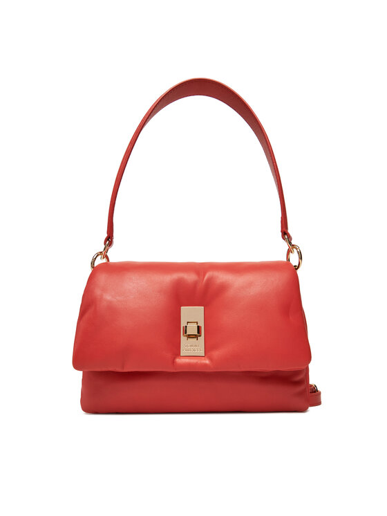Tommy Hilfiger Ročna torba Tommy Hilfiger Soft Leather Conv Crossover AW0AW17638 Rdeča