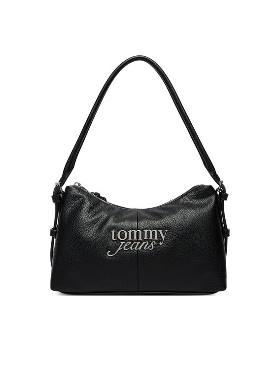 Tommy Jeans Táska Tommy Jeans Tjw Bold Shoulder Bag AW0AW18468 Fekete