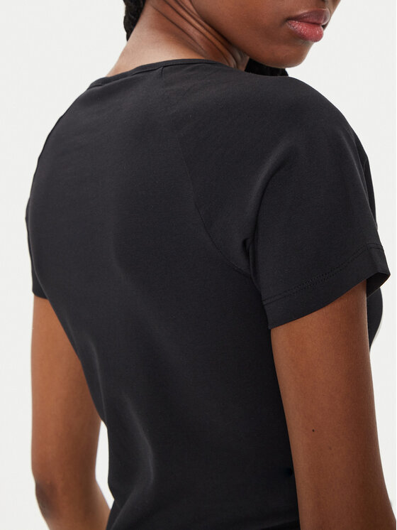 Juicy Couture Juicy Couture T-shirt Ride A Cowgirl JCWCT23333 Nero Slim Fit
