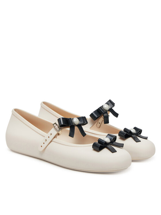 Melissa Балетки Melissa Melissa Soft Ballerina Bow Ad M 35971 Écru