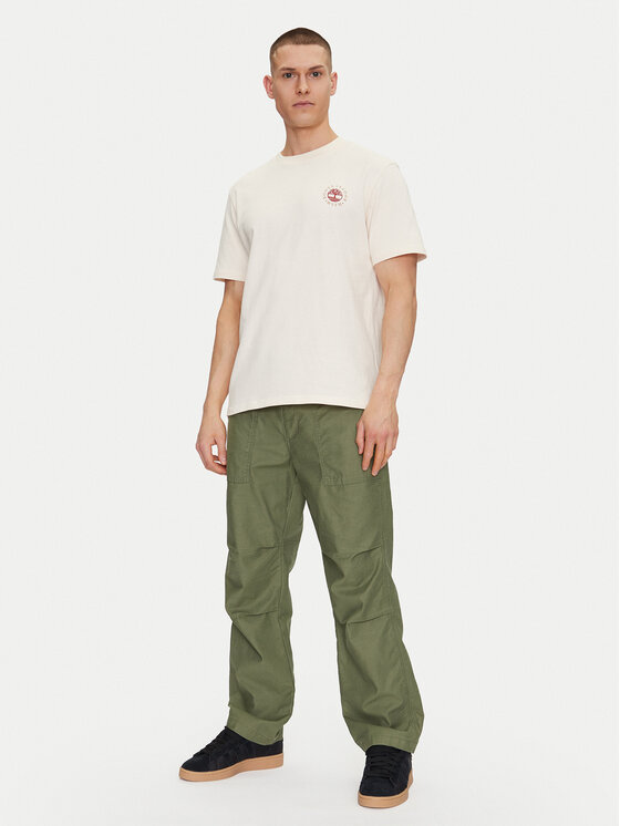 Timberland Timberland Majica TB0A6DPD Kremna Regular Fit