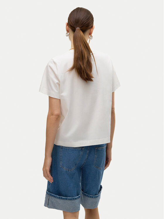 Vero Moda Vero Moda T-shirt Solvei 10325318 Bianco Regular Fit