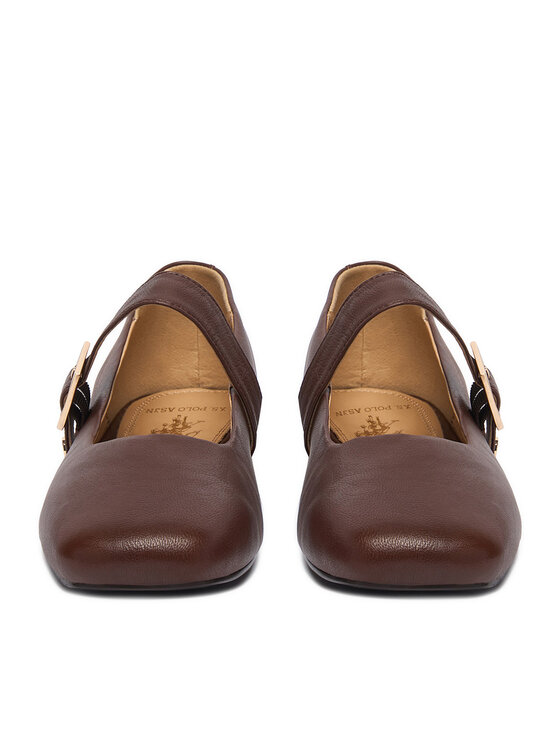 U.S. Polo Assn. Baleríny U.S. Polo Assn. Amelia001-Blk EO-AMELIA001W/GL1 Hnedá