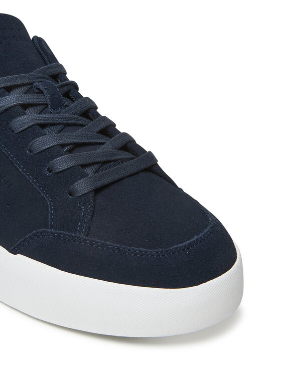 Tommy Hilfiger Сникърси Tommy Hilfiger Th Court Summer Suede FM0FM05517 Тъмносин