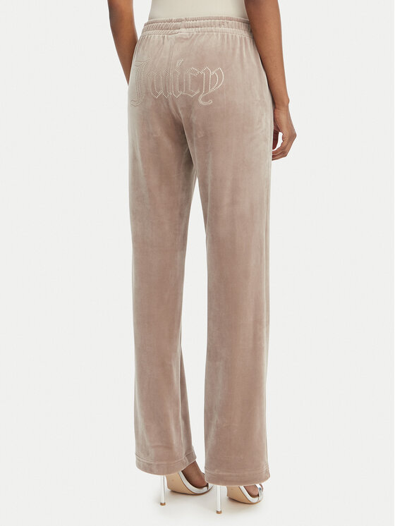 Juicy Couture Juicy Couture Sportinės kelnės Tina JCWBJ126327 Smėlio Straight Leg