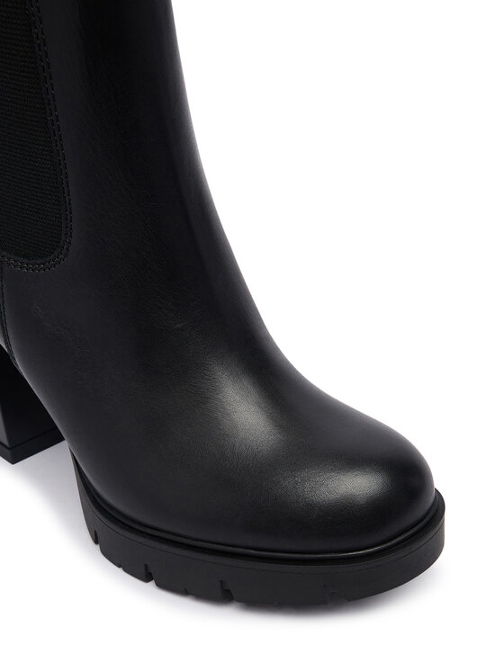 Tommy Jeans Aulinukai Tommy Jeans Tjw Chelsea High Heel Boots EN0EN03112 Juoda