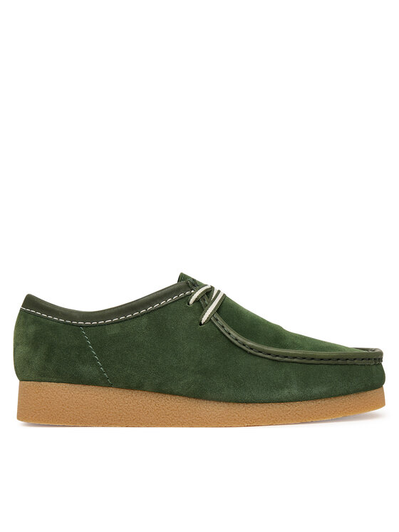 Clarks Туфлі Clarks Wallabee EVO 26186170 Зелений
