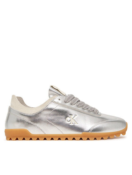 Calvin Klein Sneakersy Calvin Klein Low Profile Sneaker Met HW0HW03305 Srebrny