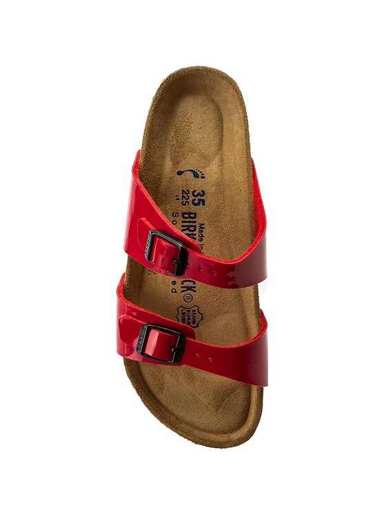 Birkenstock Klapki Birkenstock Sydney 388843 Czerwony