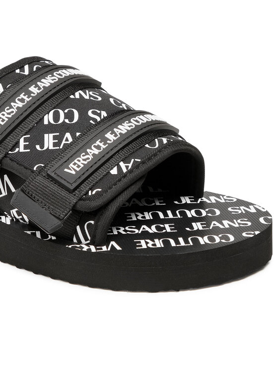Versace Jeans Couture Klapki Versace Jeans Couture E0YWASY2 Czarny