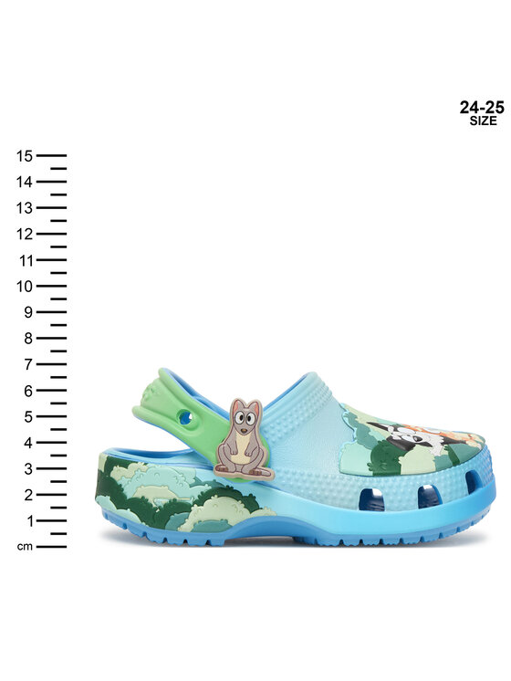 Crocs Klapki Crocs Bluey Multi Cls Clg T 212369 Kolorowy