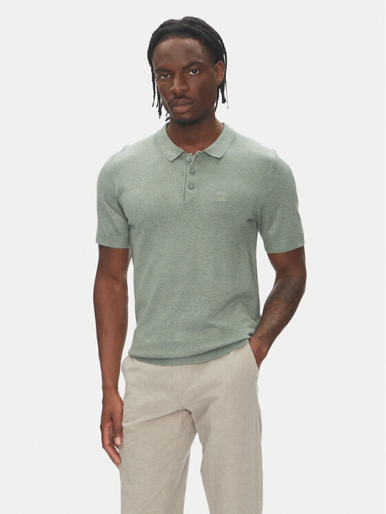 Lindbergh Lindbergh Polo majica 30-800159 Zelena Slim Fit