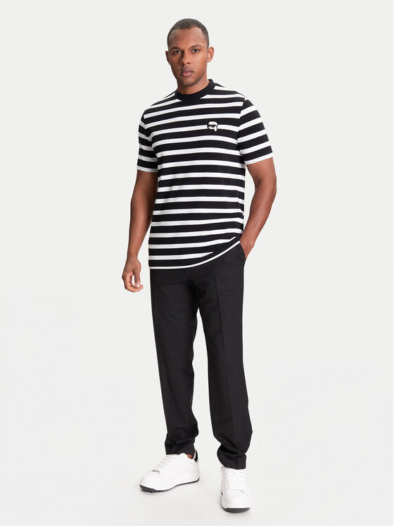KARL LAGERFELD KARL LAGERFELD T-shirt 755022 553231 Crna Regular Fit