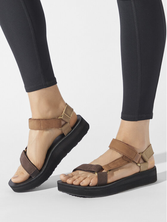 Teva Sandály Teva Midform Universal Leather 1102435 Hnědá